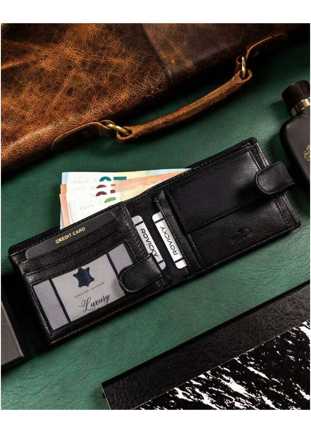 Кожаное портмоне мужское Rovicky (300078503)