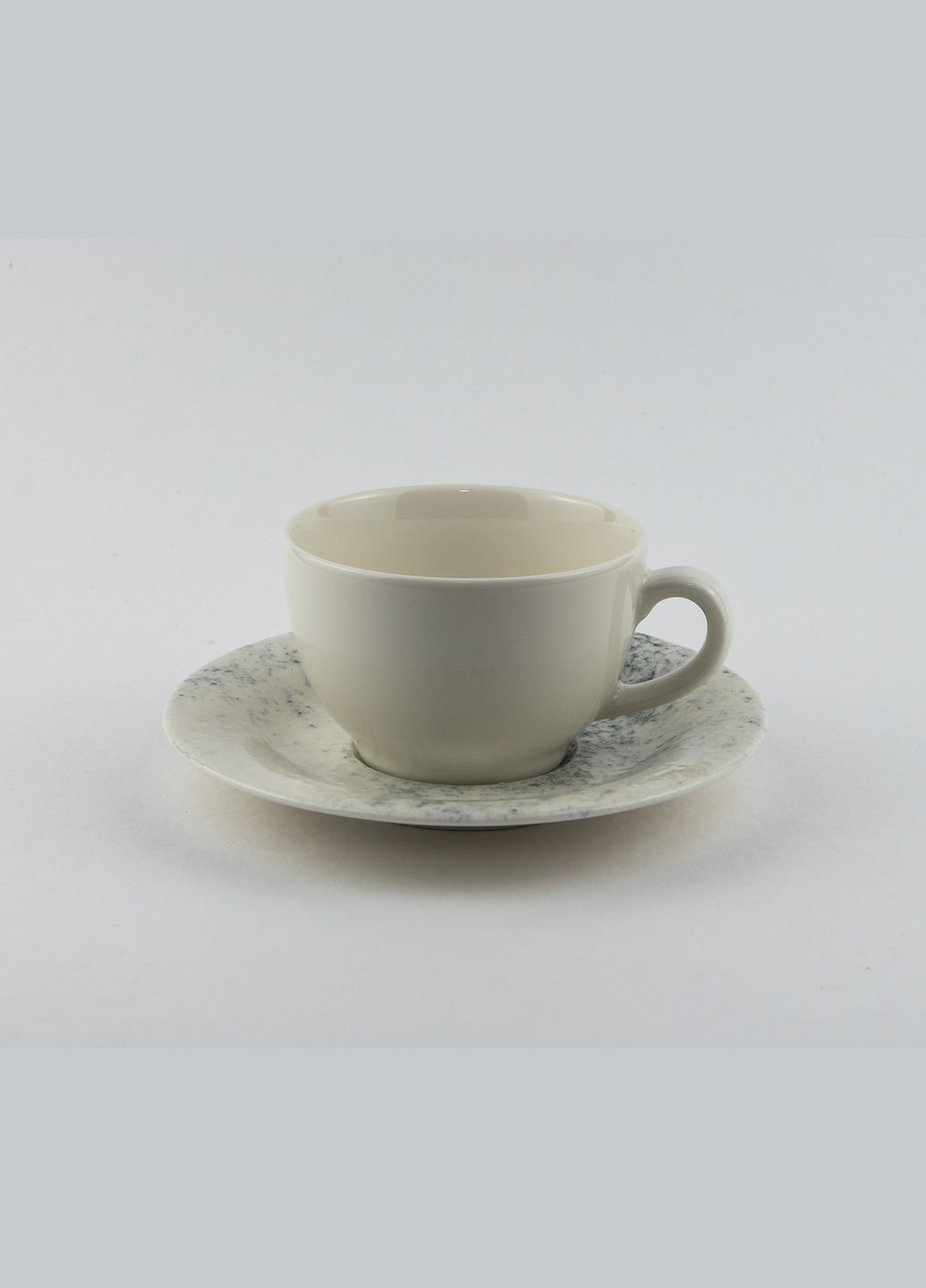 Набор чайный чашка 280мл с блюдцем 16см Ethos Smoky 228330 Porland (277949345)