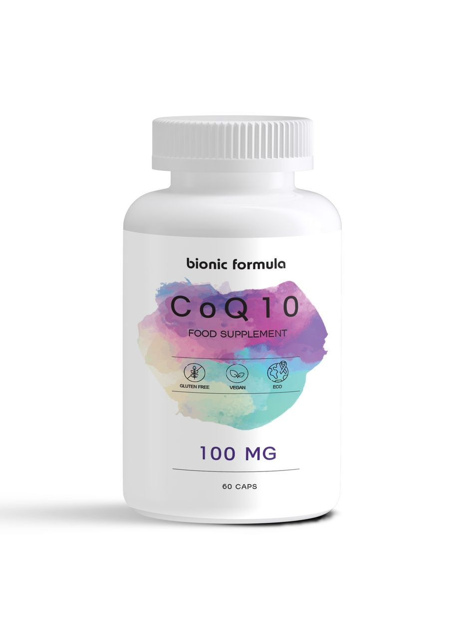 Коензим Q10 CoQ10 100 мг дієтична добавка 60 капс. Bionic Formula (369154329)
