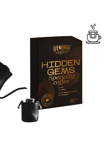 Дрип-кофе спешелти HIDDEN GEMS, 10 шт WEnergy coffee (369165164)