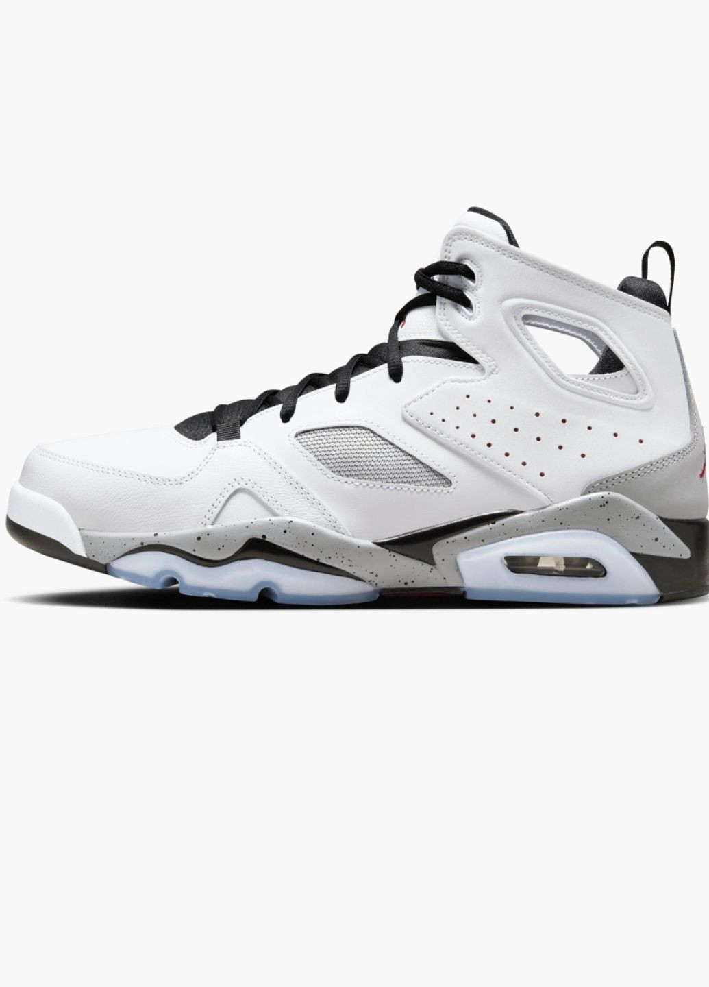 Білі кросівки чоловічі flight club 91 white 555475-102 Air Jordan