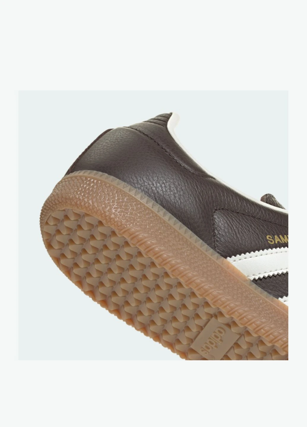 Темно-коричневые кроссовки samba og originals jr0891 adidas