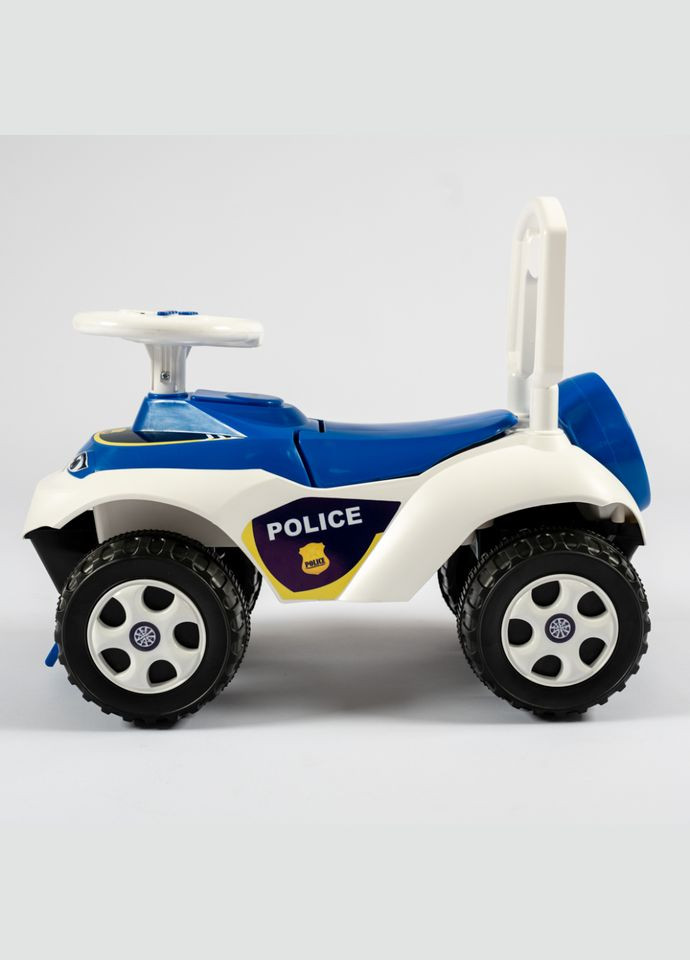 Дитячий толокар Машинка 0141/11 біло-синій Doloni (315388535)