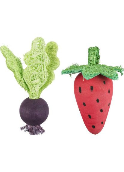 Игрушка для грызунов набор деревянных игрушек в форме овощей 6х9 см (*) Trixie (322590378)