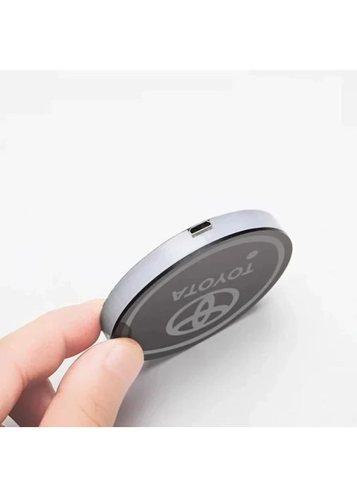 Підсвічування підсклянника RGB в авто з логотипом автомобіля (к-кт 2 шт.) Toyota (360949362)