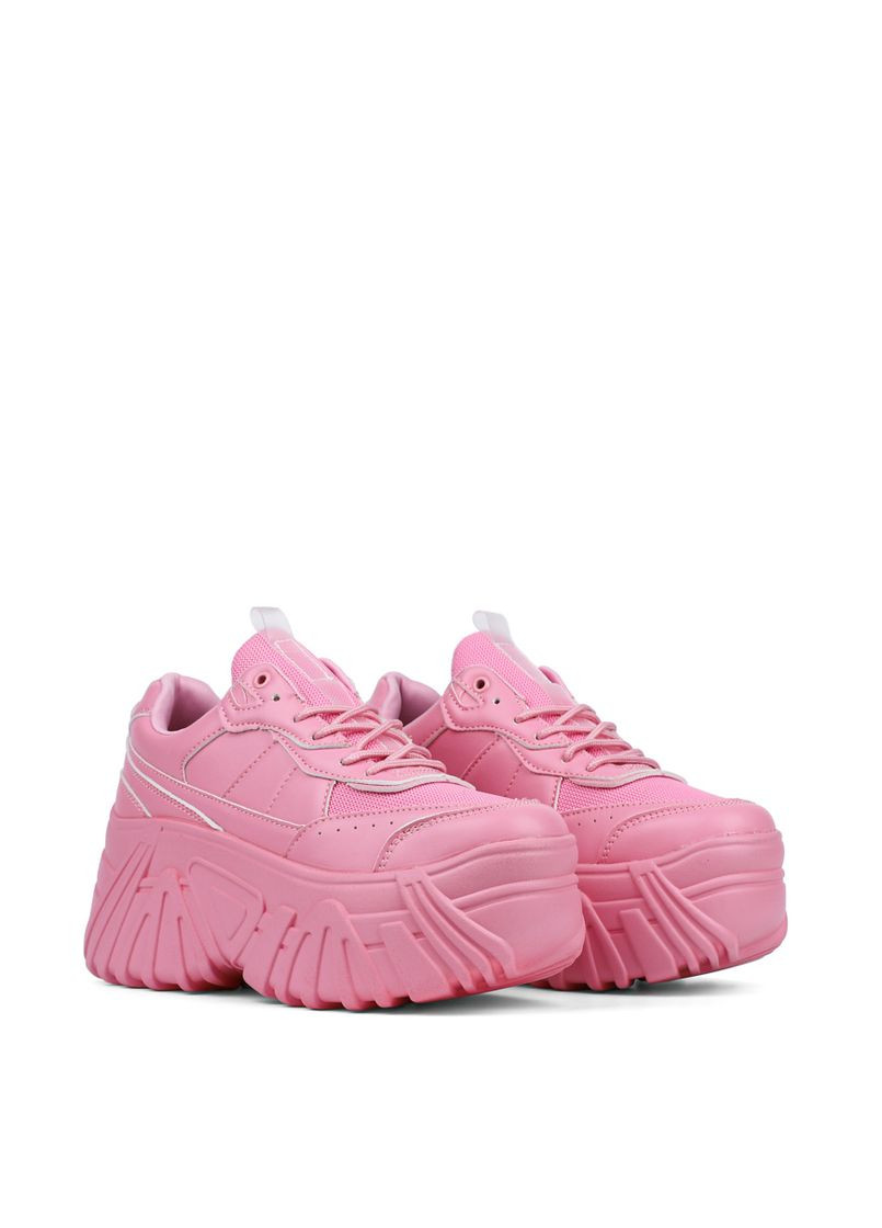 Розовые всесезонные женские кроссовки a003 белый штуч. кожа Attizzare