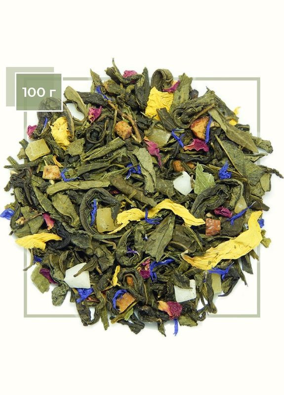 Чай зеленый+белый 8 сокровищ Шаолиня, 100 г WAK'A (276839916)