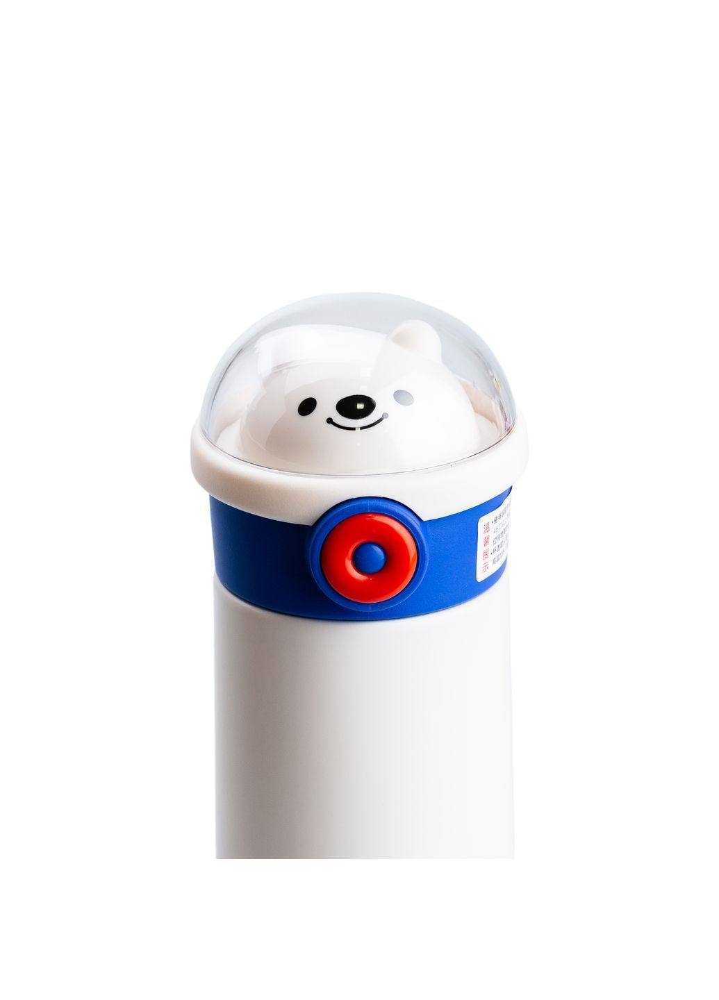 Термос дитячий Nice to meet you 500 мл із трубочкою, синій Happy Life HP17306B No Brand (363978591)