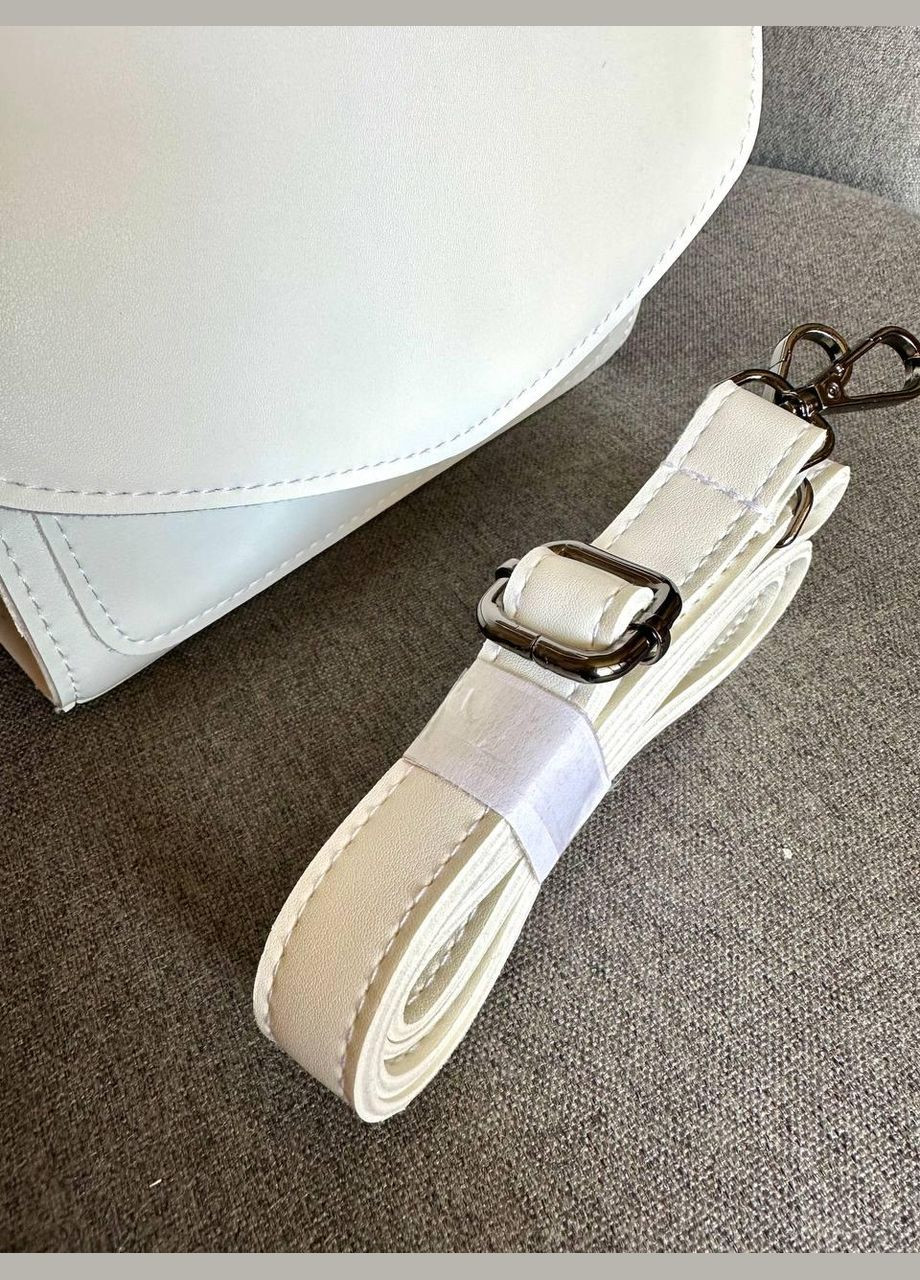 Сумка женская Кросс боди функциональная белая из экокожи NIUNIU (333594179)