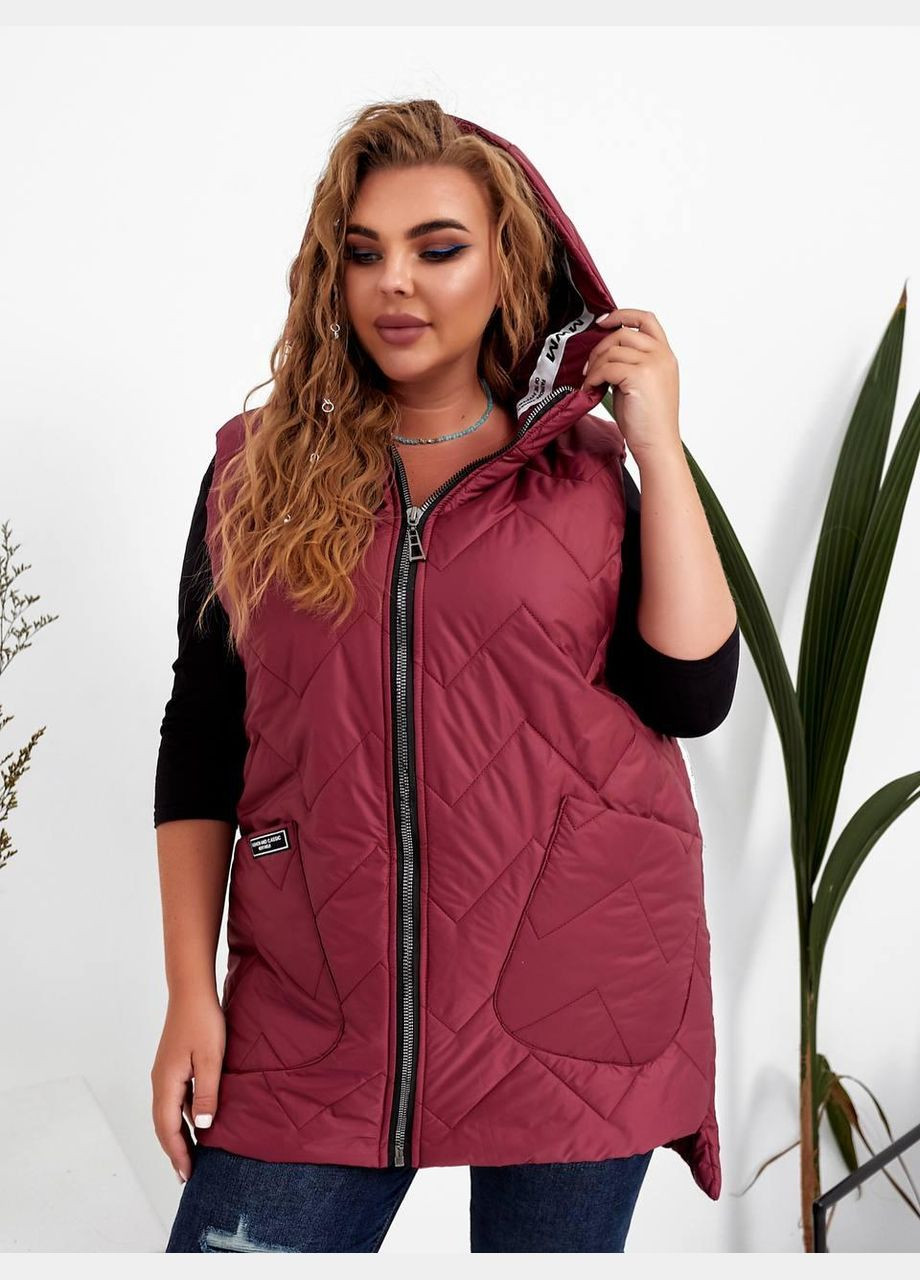 Жіночий жилетка з накладними кишенями оливкового кольору New Trend (304989306)