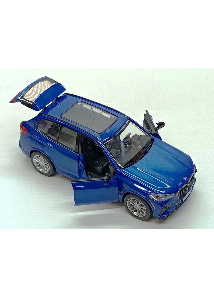 Машина метал 68497, 1:32 BMW X5M, батар, світло, звук, відкр.двері, в коробці (4897071928441) Синій No Brand (352069802)