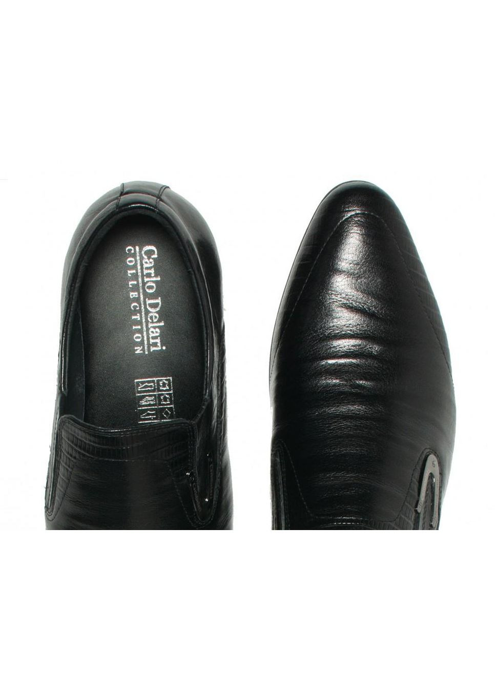 Черные туфли 7141225 цвет черный Carlo Delari