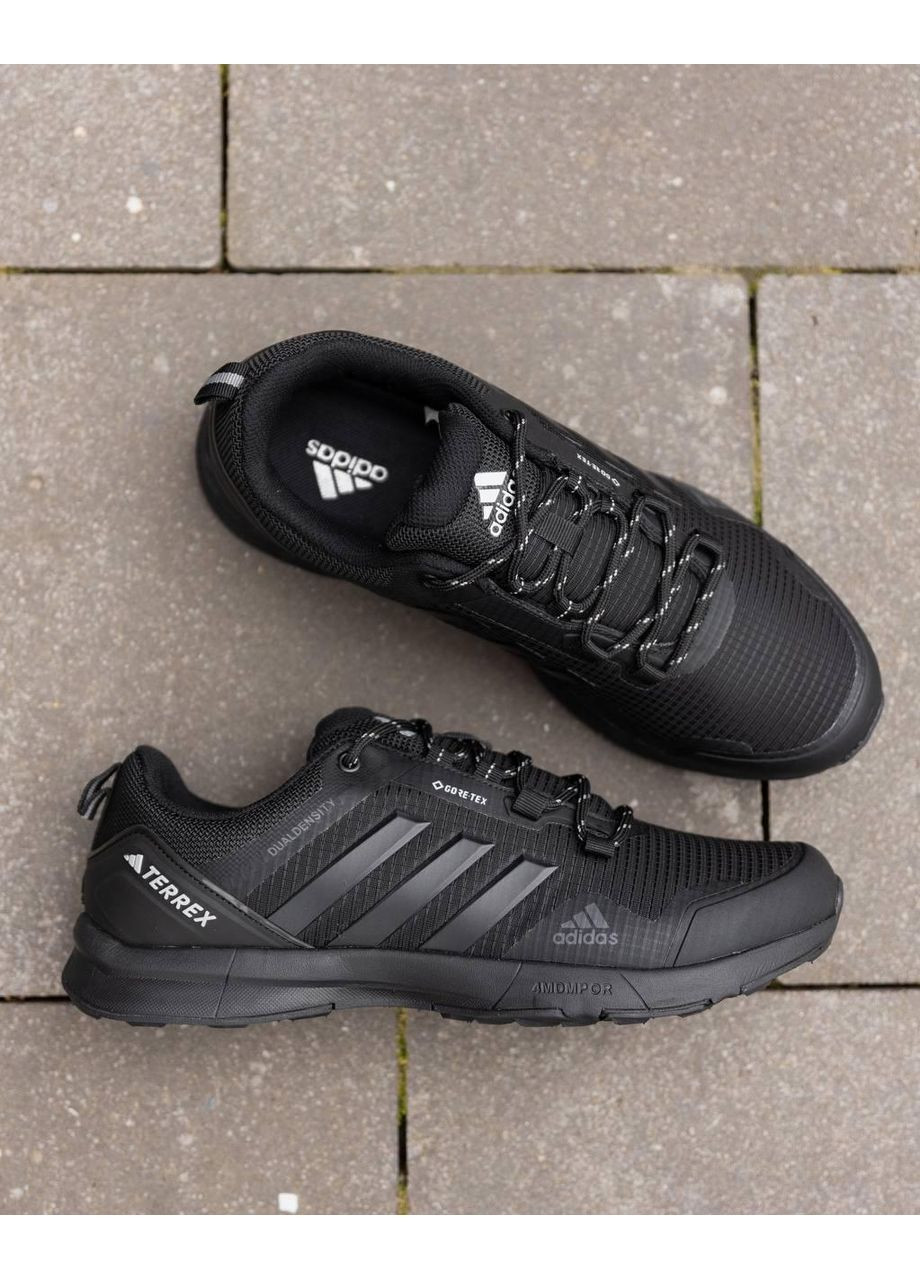 Черные демисезонные кроссовки мужские adidas terrex light gtx triple black v2 адидас No Brand