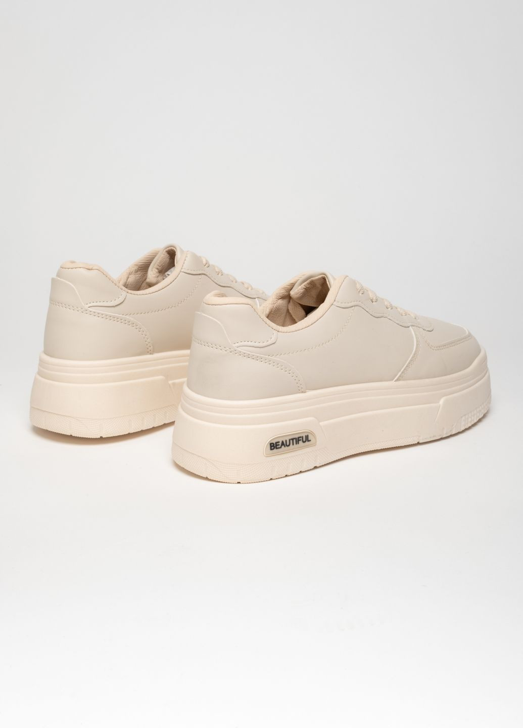 Кеды женские 225-926 бежевые 345468 Power бежевые демисезоны (322112142)