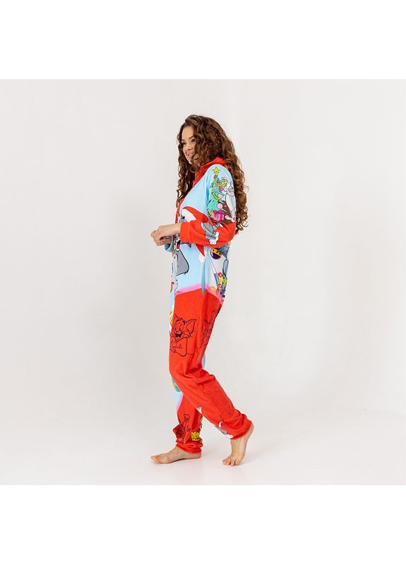 Комбинированная кигуруми «том и джерри» No Brand