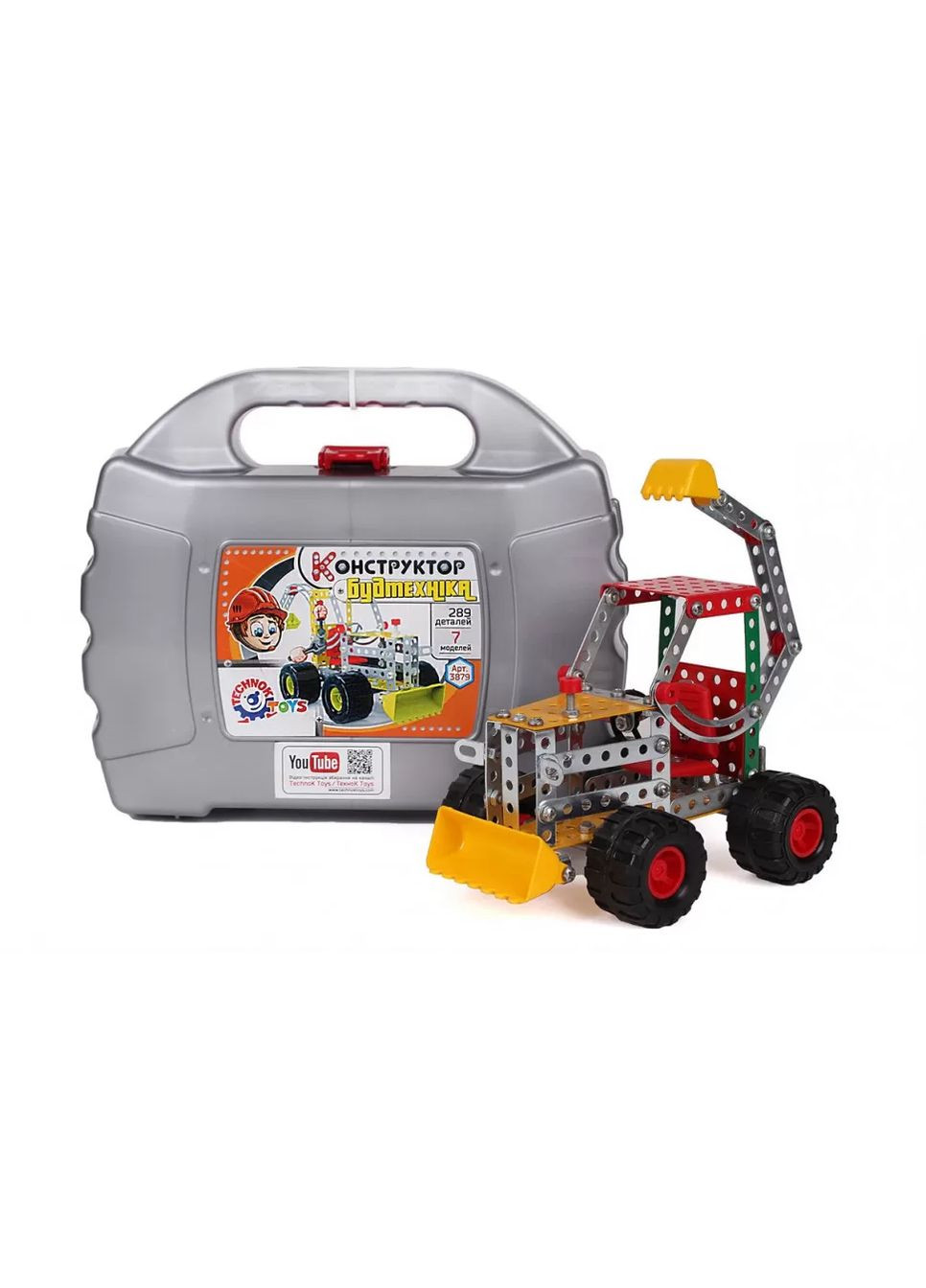 Конструктор металлический "Строительная техника" на 289 деталей 3879TXK No Brand (313286707)