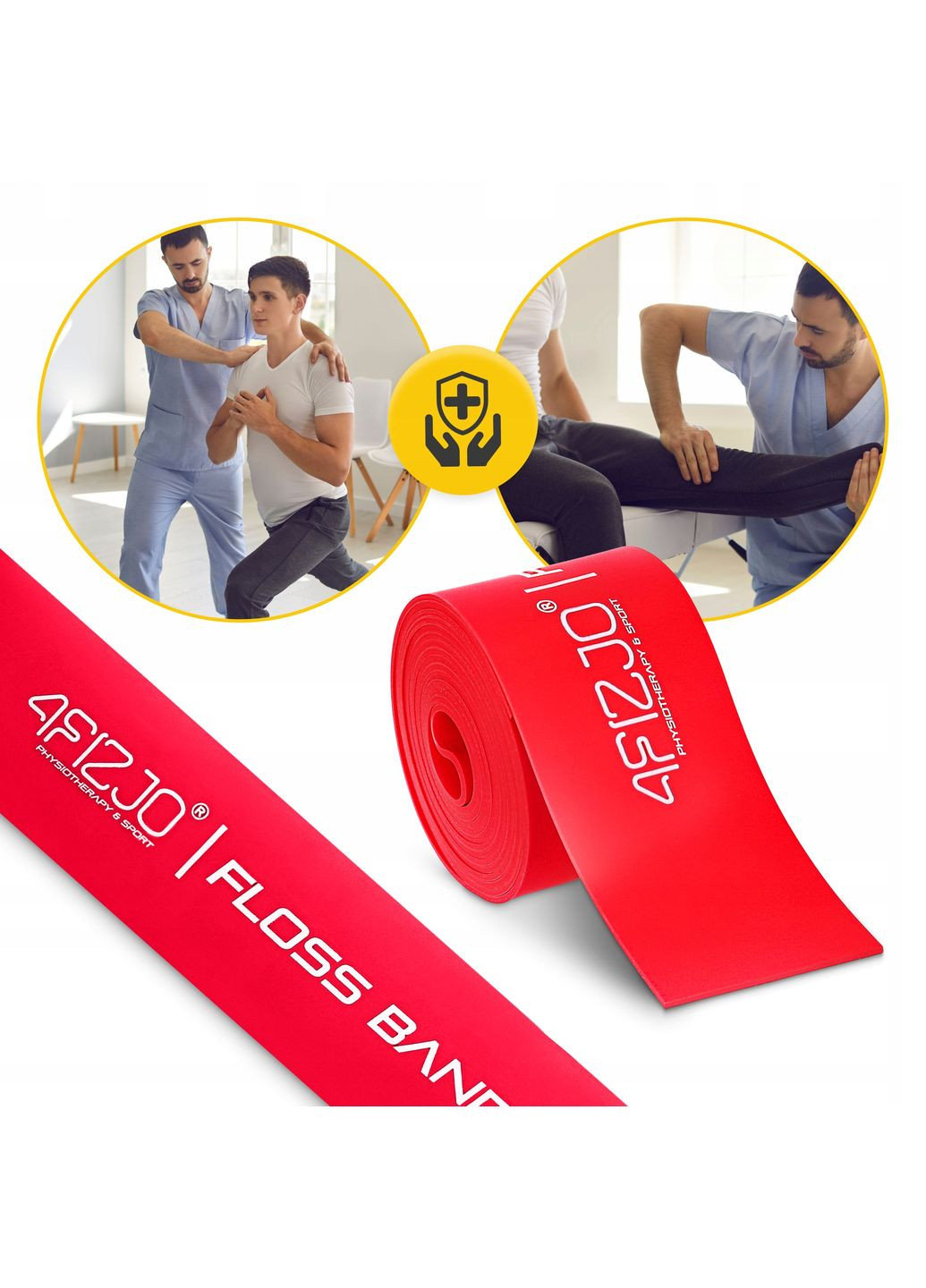 Лента компрессионная для флоссинга Floss Band 207 x 5 x 0.1 см Red () 4FIZJO P-5907222931899 (324264674)