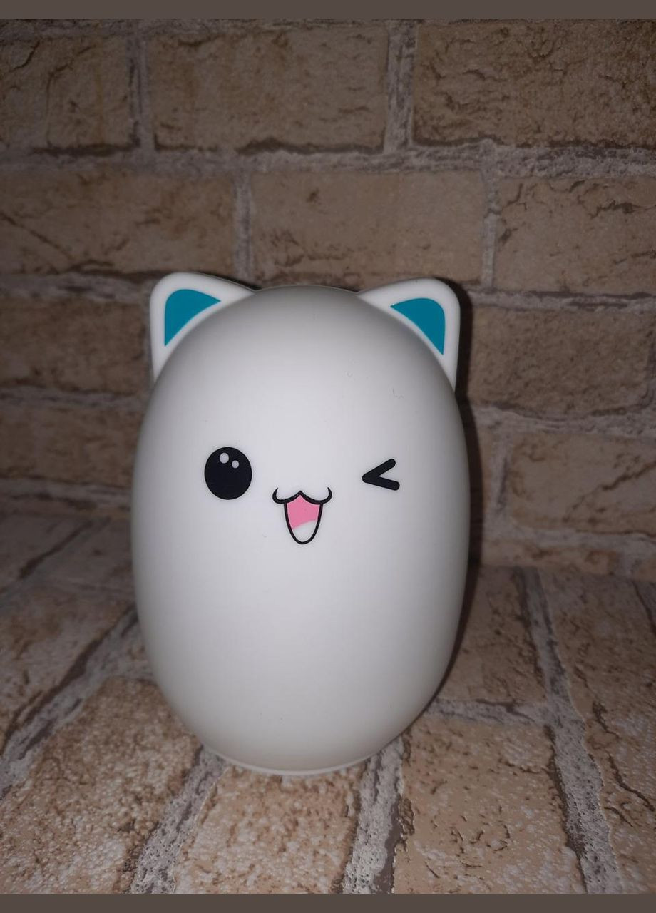 Силиконовый ночник подмигивает котик No Brand (300232537)