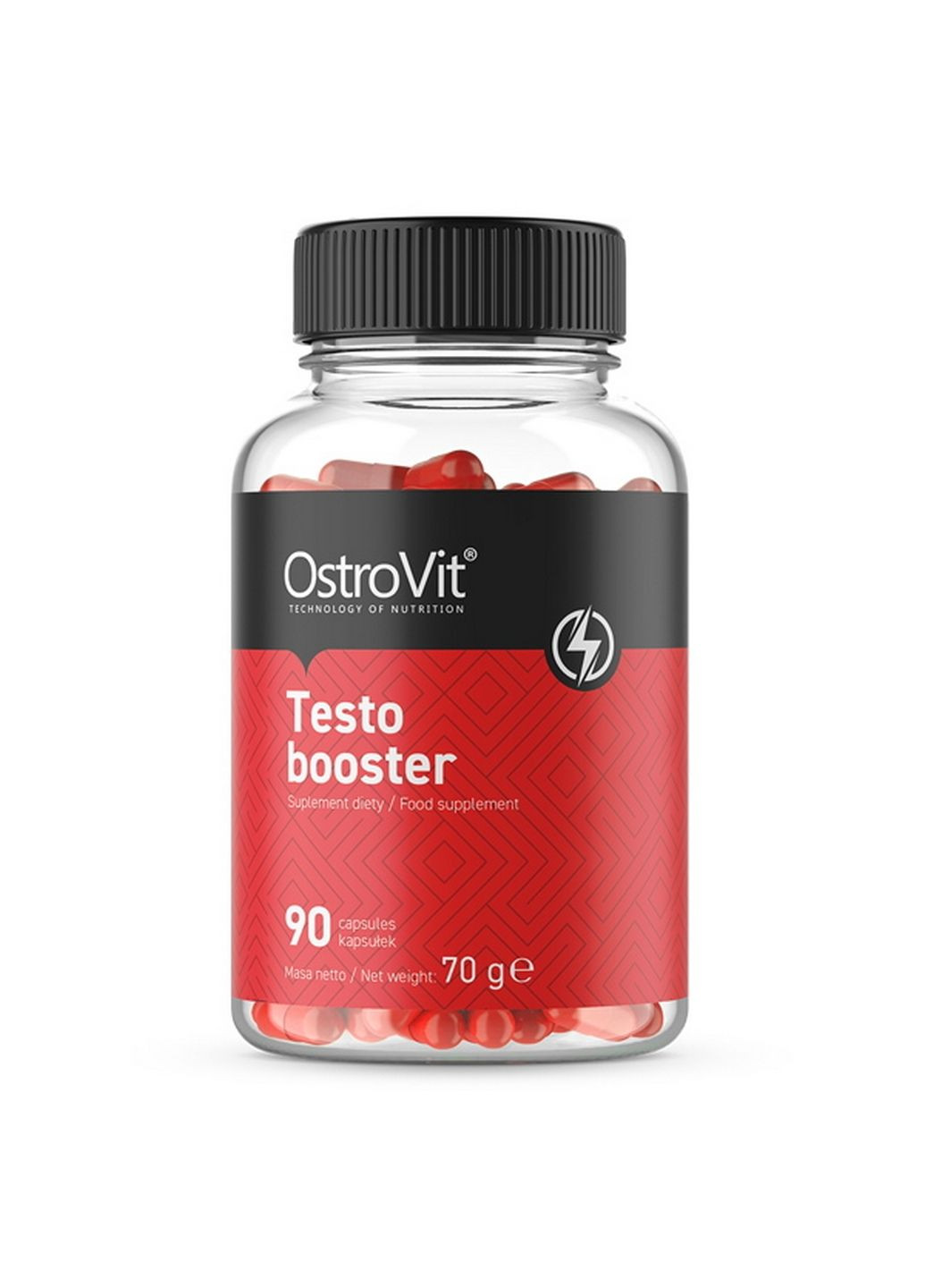 Стимулятор тестостерона Testo Booster, 90 капсул Ostrovit (293477141)