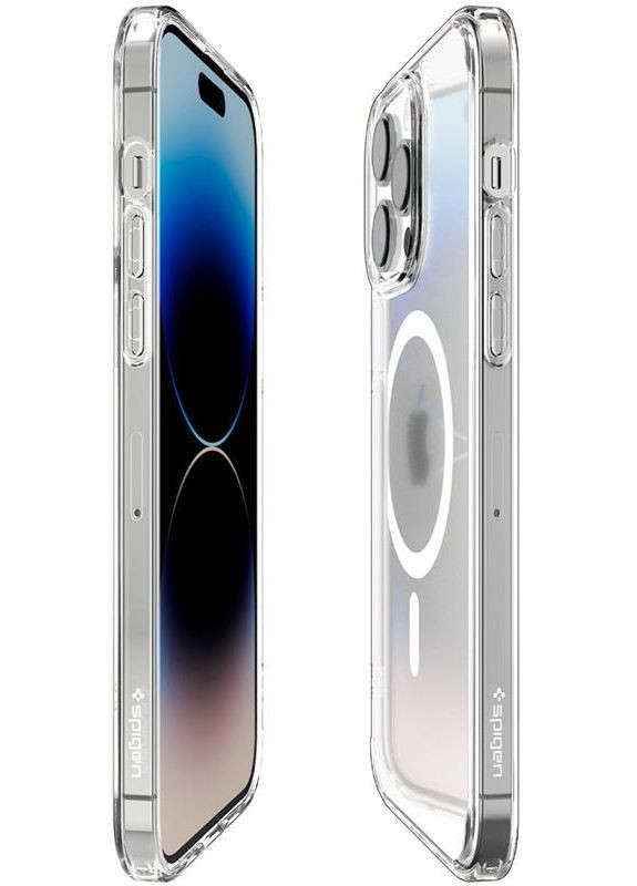 Чехол-накладка Ultra Hybrid MagFit для iPhone 14 Pro Frost Clear (ACS05587) Spigen (341487591)