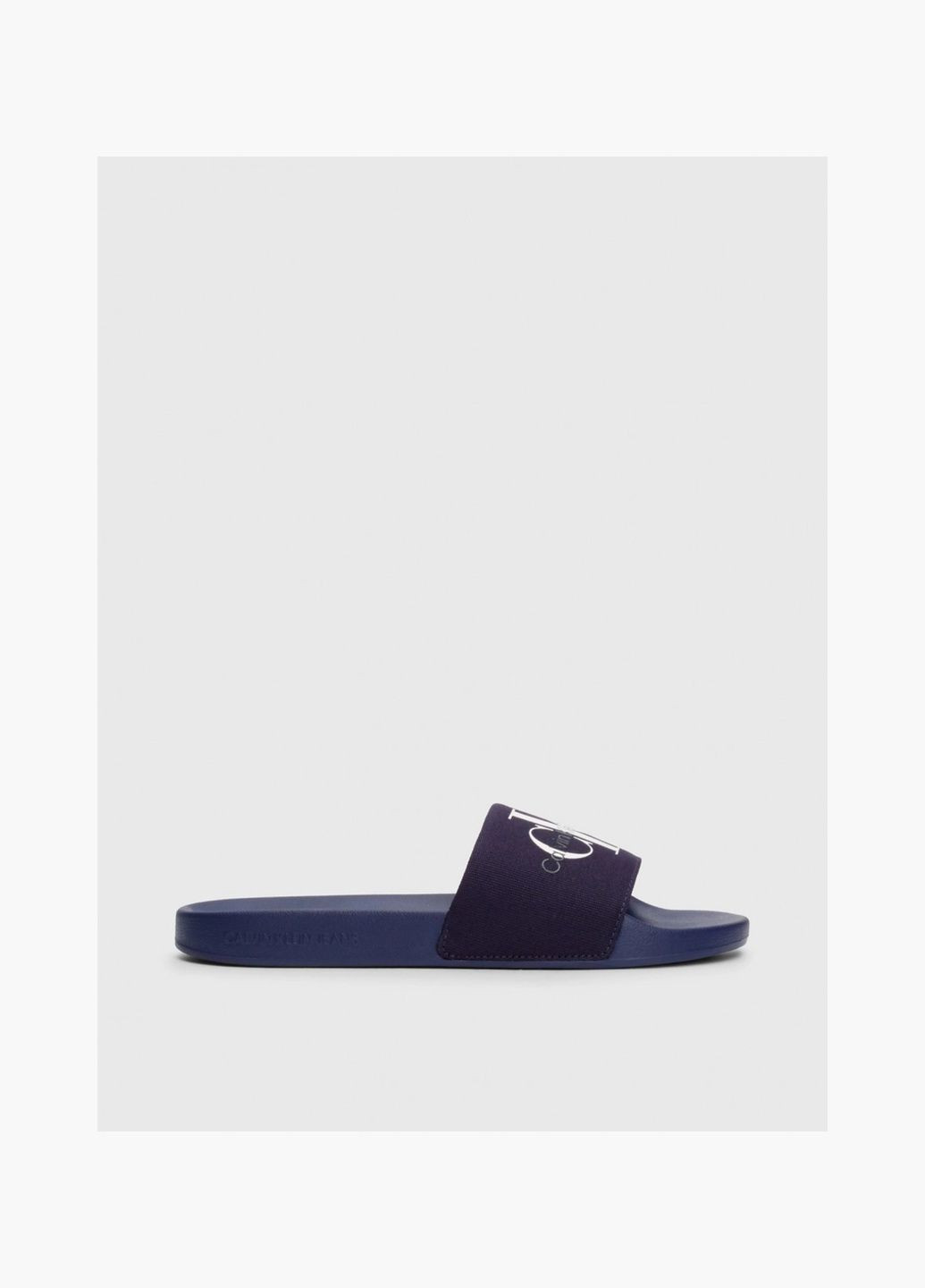 Тапочки чоловічі Slide Monogram Co Blue CKM306 Calvin Klein (335012399)