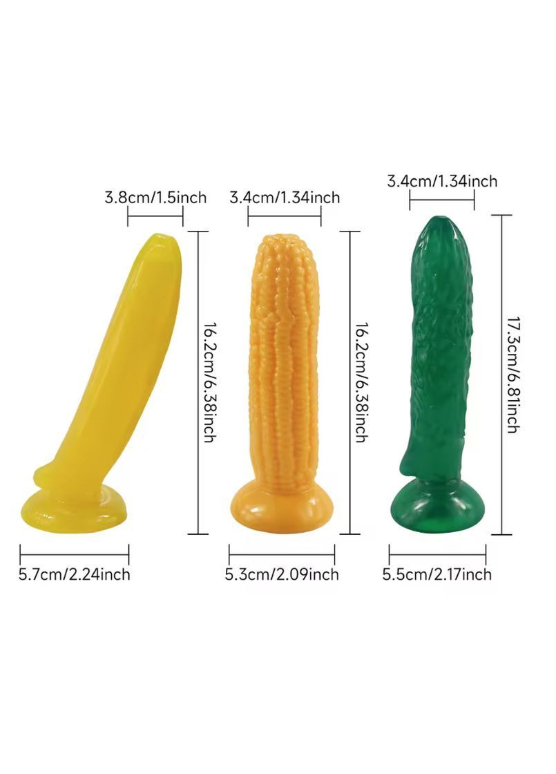 Фаллоимитатор в форме кукурузы No Brand (367102334)