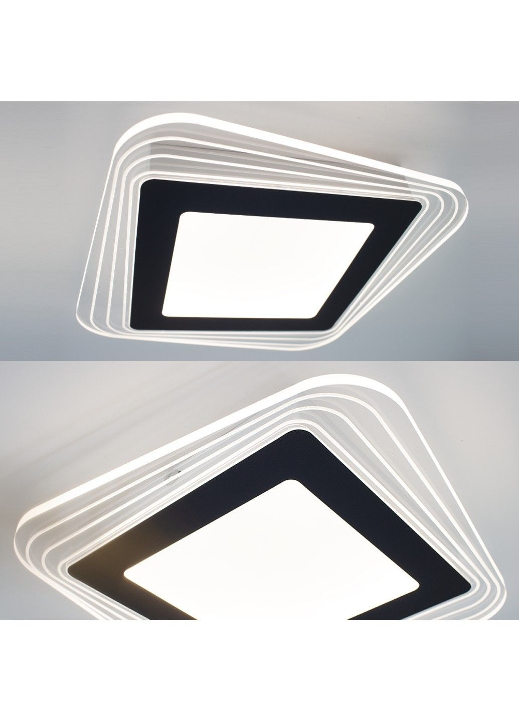 Светильник управляемый светодиодный PLAZA S 30 Вт 290х290х45 мм Черный ESLLSE (365446792)