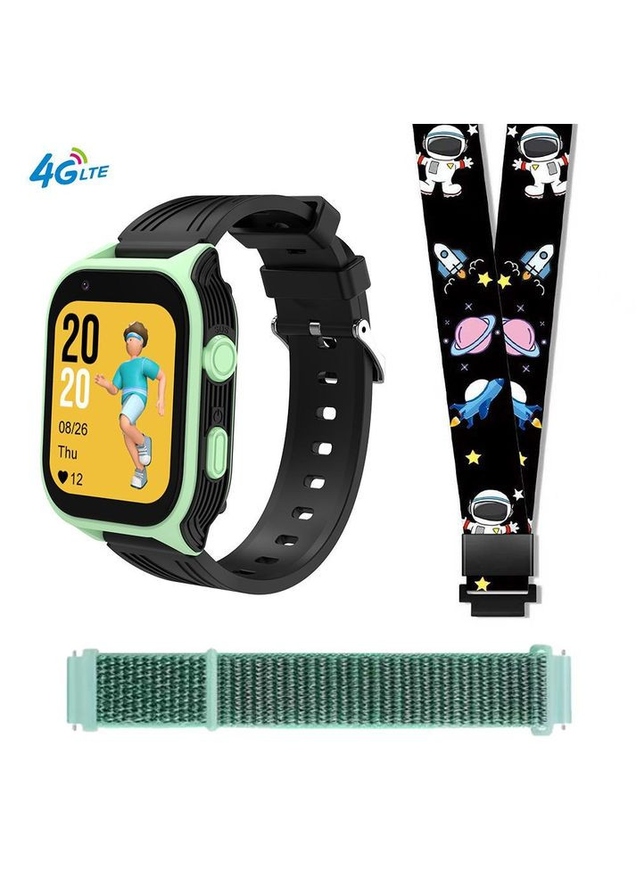 Дитячий розумний смарт годинник D8M з GPS, сім-карткою, відеодзвінком, прослуховуванням камерою та 2 додатковими ремінцями Lemfo (369164722)