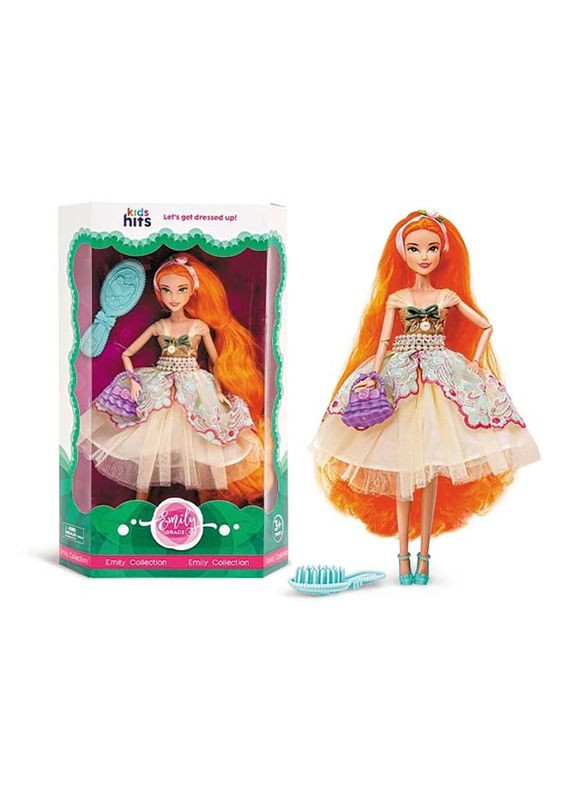 Детская игрушечная Кукла "Emily Romantic" KH23/014 с расческой Kids Hits (315101315)