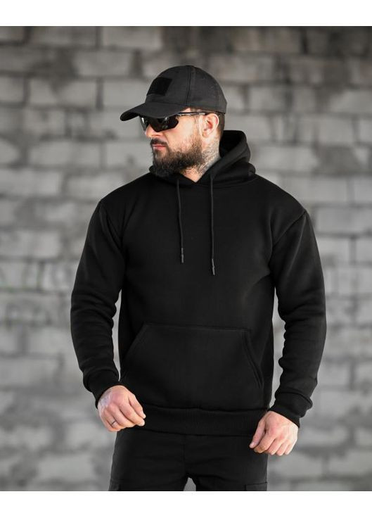 Тактичне чоловіче худі на флісі Good Friends чорне No Brand (366737691)