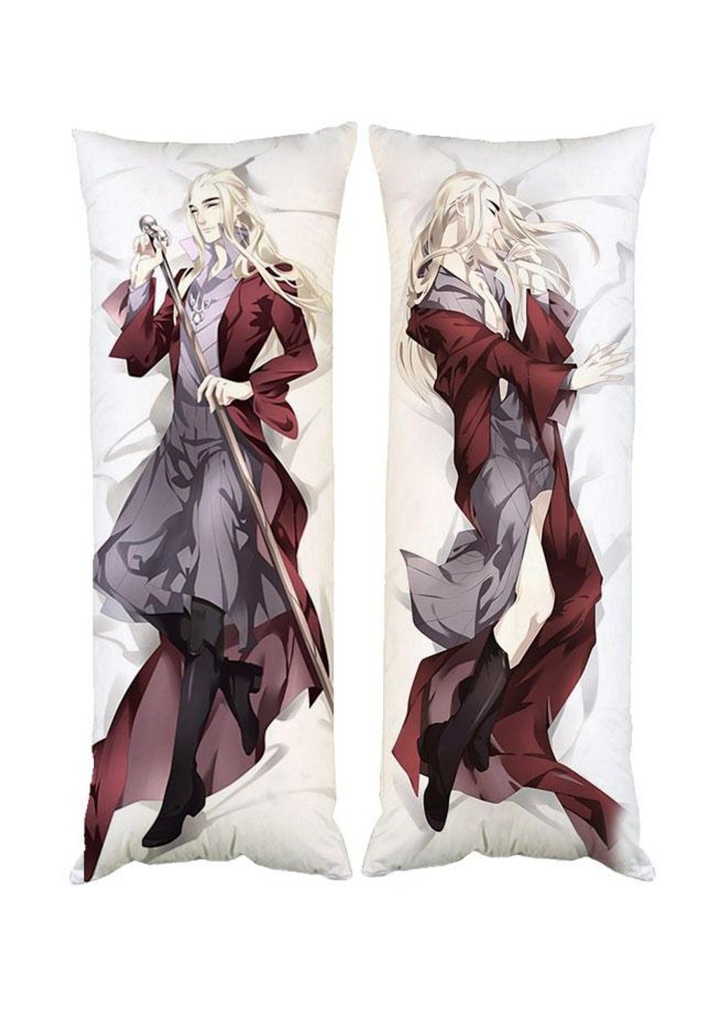 Подушка дакимакура Трандуил Хоббит Властелин Колец декоративная ростовая подушка для обнимания двусторонняя No Brand (328315543)