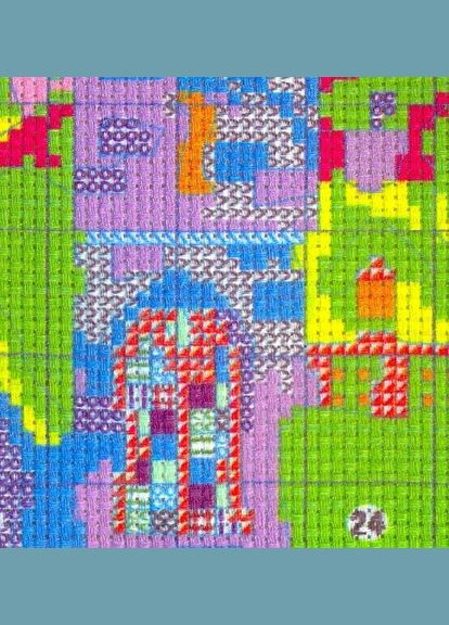 Набор для вышивания по нанесённой на канву схеме "Street snow (1)". AIDA 14CT printed, 28*27 см Joy Sunday (313612935)