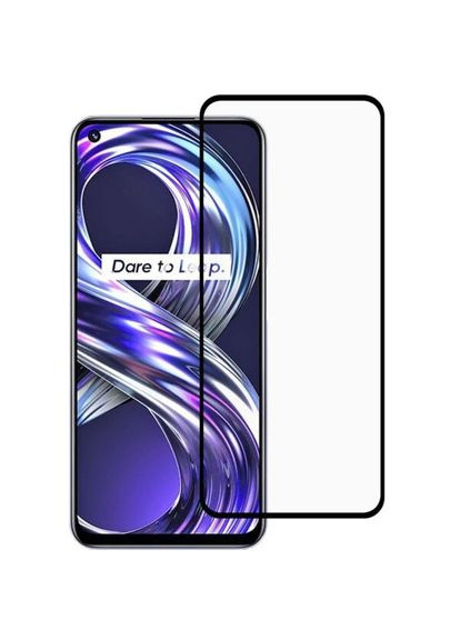Захисне Скло 6D Full Glue для Realme GT Neo 2 / GT Neo 3T Black Rinbo (361903256)