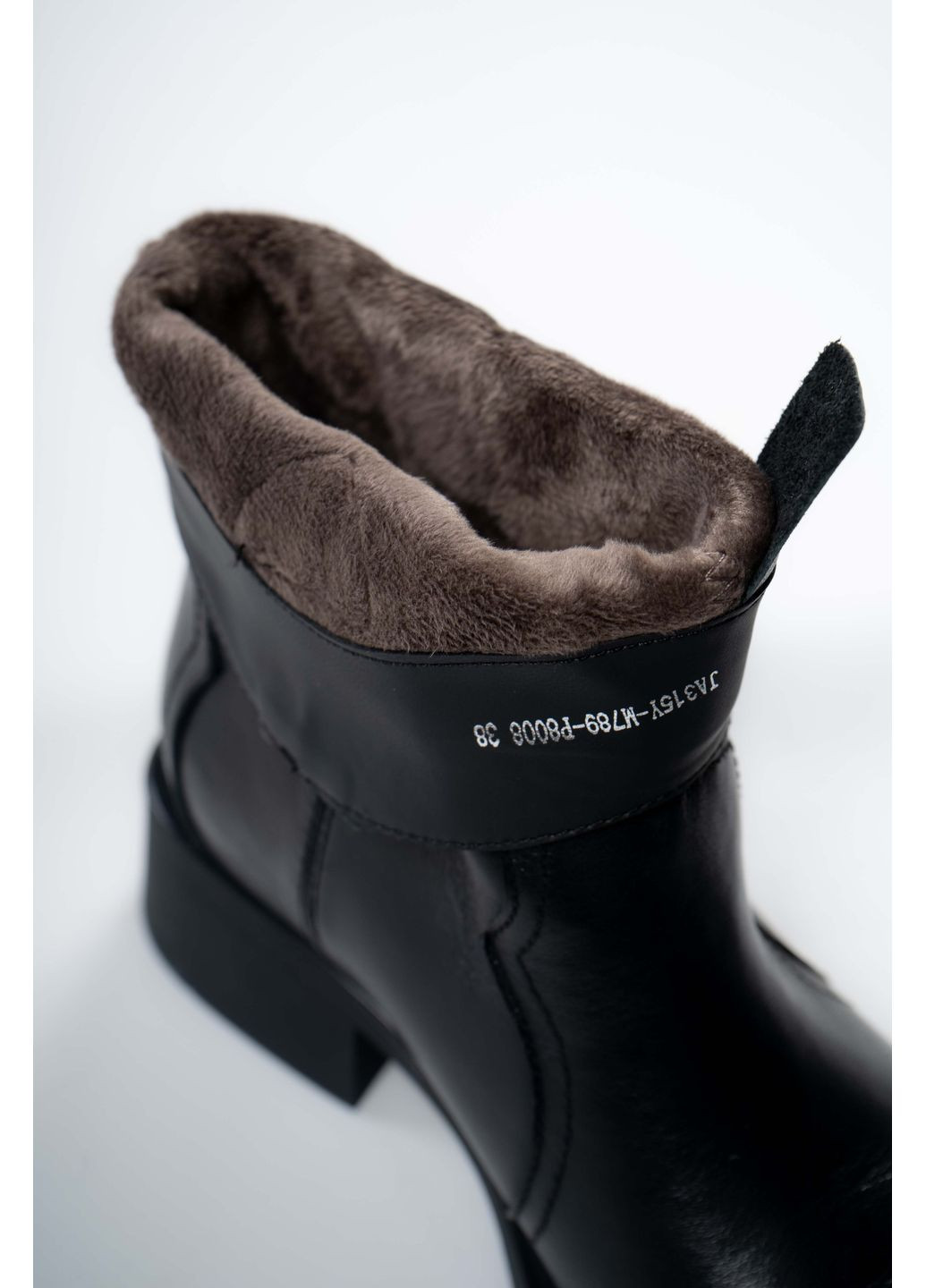 ботинки женские натуральная кожа черные 346795 Where Uwear