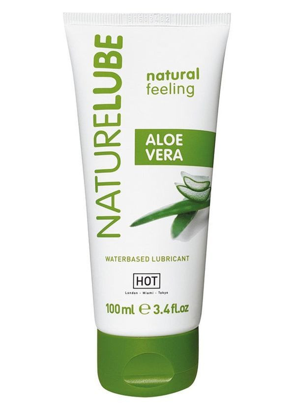 Лубрикант на водній основі Nature Lube Aloe Vera, 100 мл Hot (363026451)