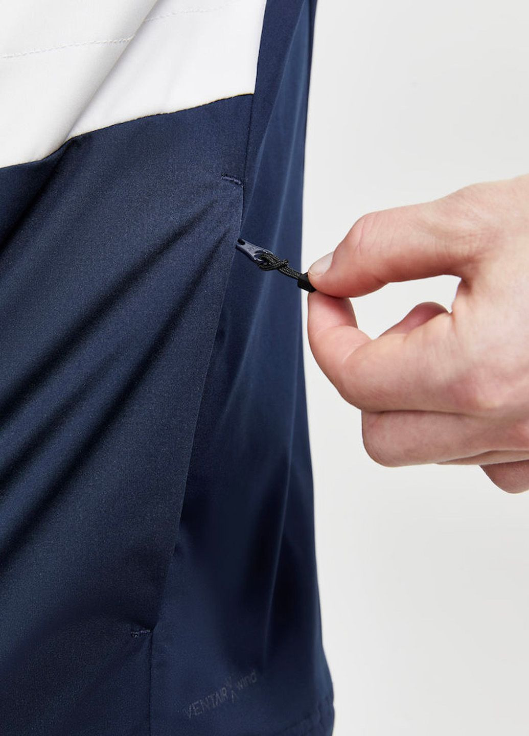 Синя зимня спортивна куртка для бігу чоловіча зимова Craft ADV Storm Jacket