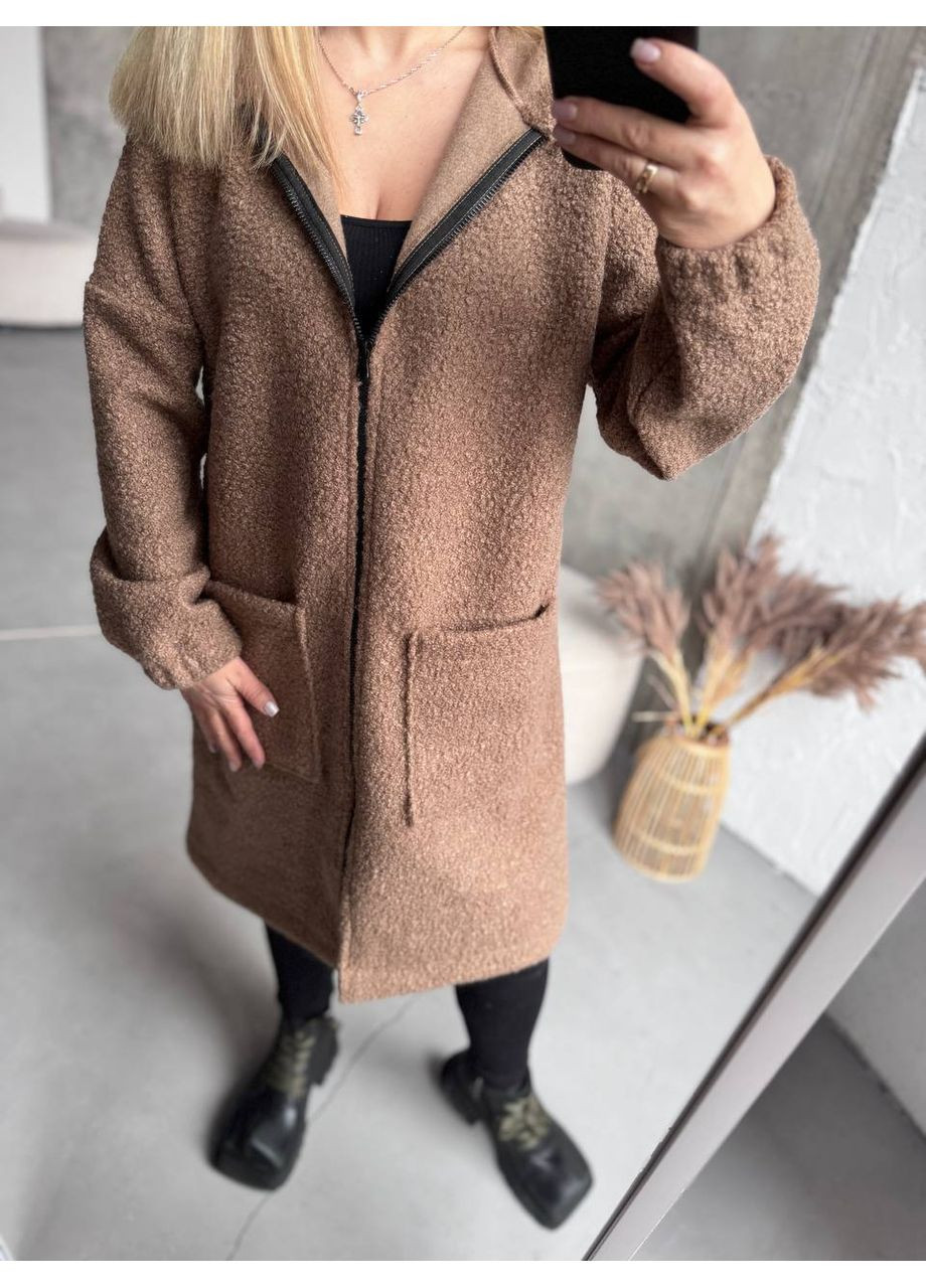 Бежевый демисезонный кардиган No Brand