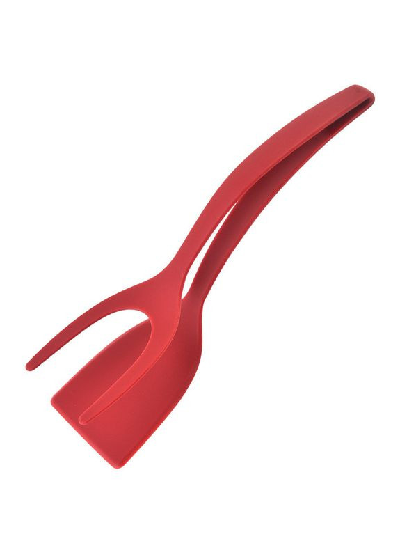Універсальна лопатка для яєчні, м'яса, сирників, подвійна лопатка з тримачем ( ) China (366875189)