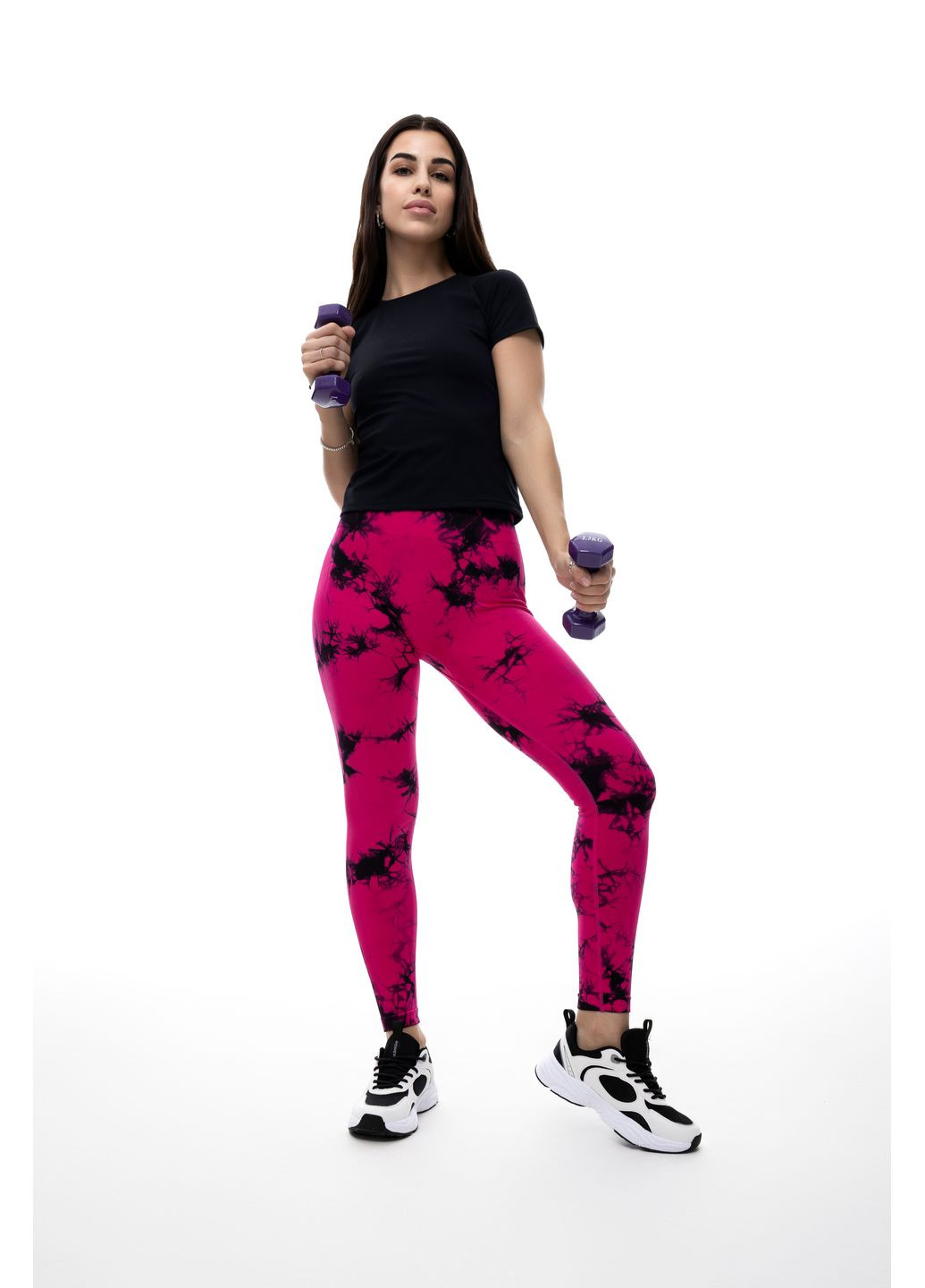 Футболка жіноча спортивна чорна 345606 U:na - (372370882)