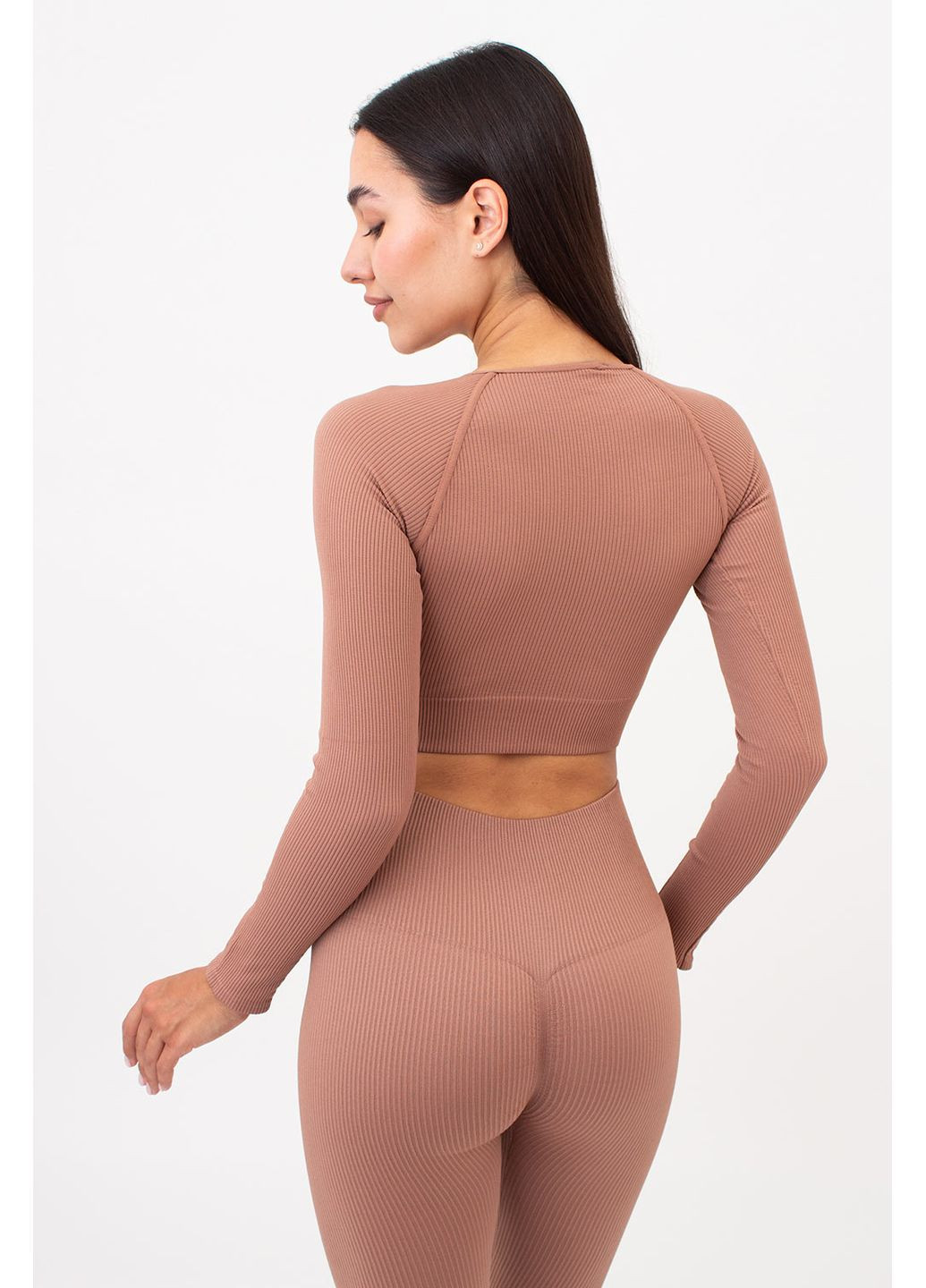 Топ укороченный Giulia T-SHIRT WITH LONG SLEEVES - (351854226)