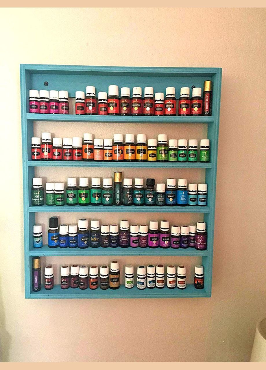 Органайзер для гель-лаків з дерева Марва лазурь (ОГЛ-000799) No Brand (328909436)