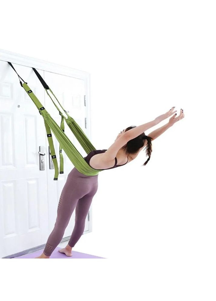 Подвесной гамак - качели для флай йоги и пилатеса Athlanta резинки для аэройоги с креплением в дверной проем Good Idea (324022580)