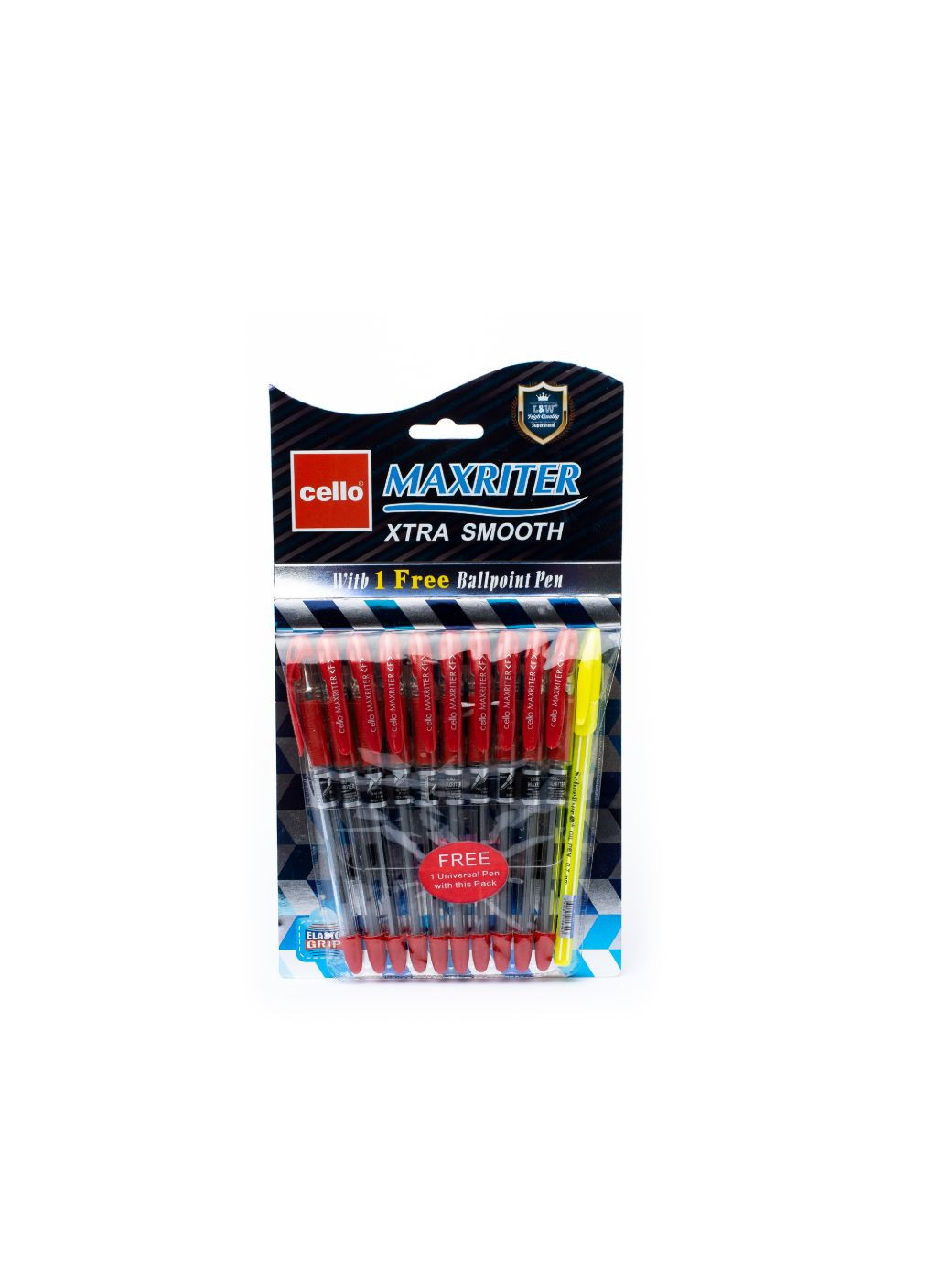 Ручка масел MAX-RAITER (cello) красная (10/2400) No Brand (335425368)