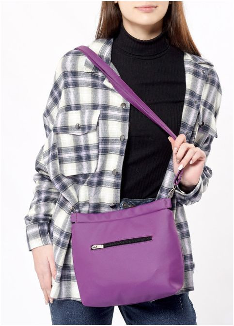 Сумка Кросбоді Rose SRN black фіолетова (R-94380018-VS) Sambag (302450144)