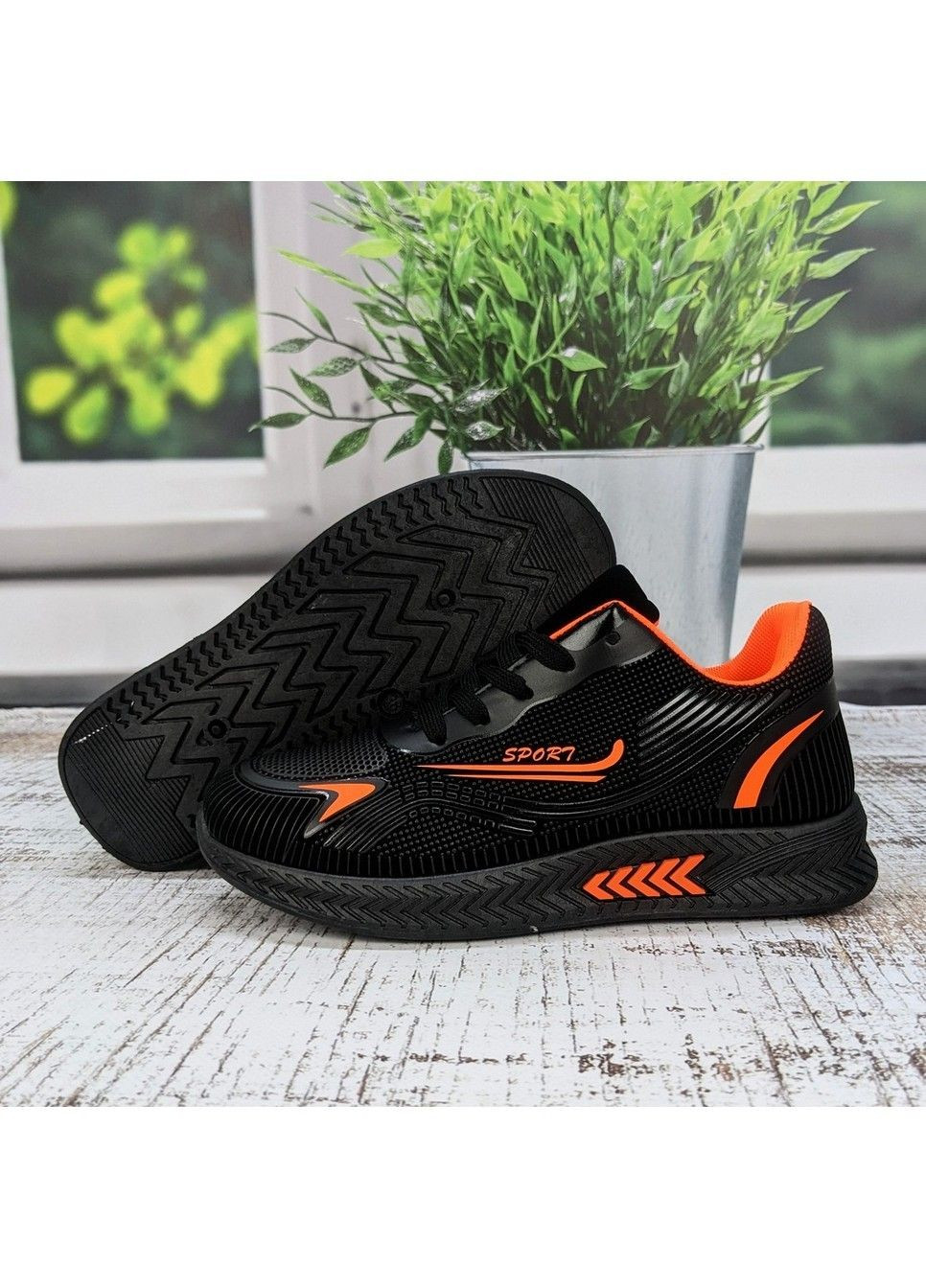 Черные демисезонные кроссовки подростковые Paliament