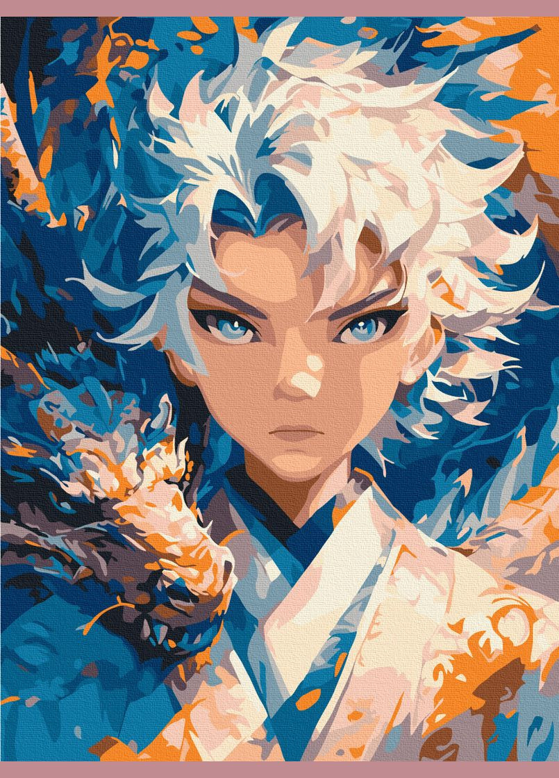 Картина за номерами на підрамнику Хранитель драконів Brushme (317274926)