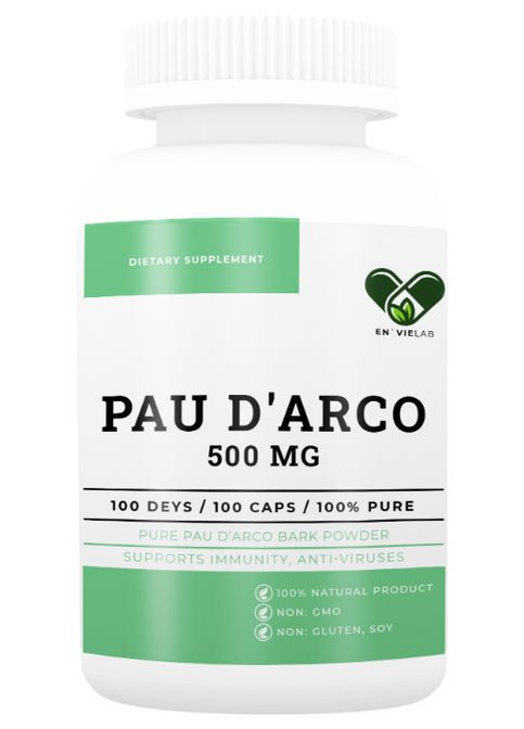 Pau D'Arco 500 mg 100 Caps En`vie Lab (331914633)