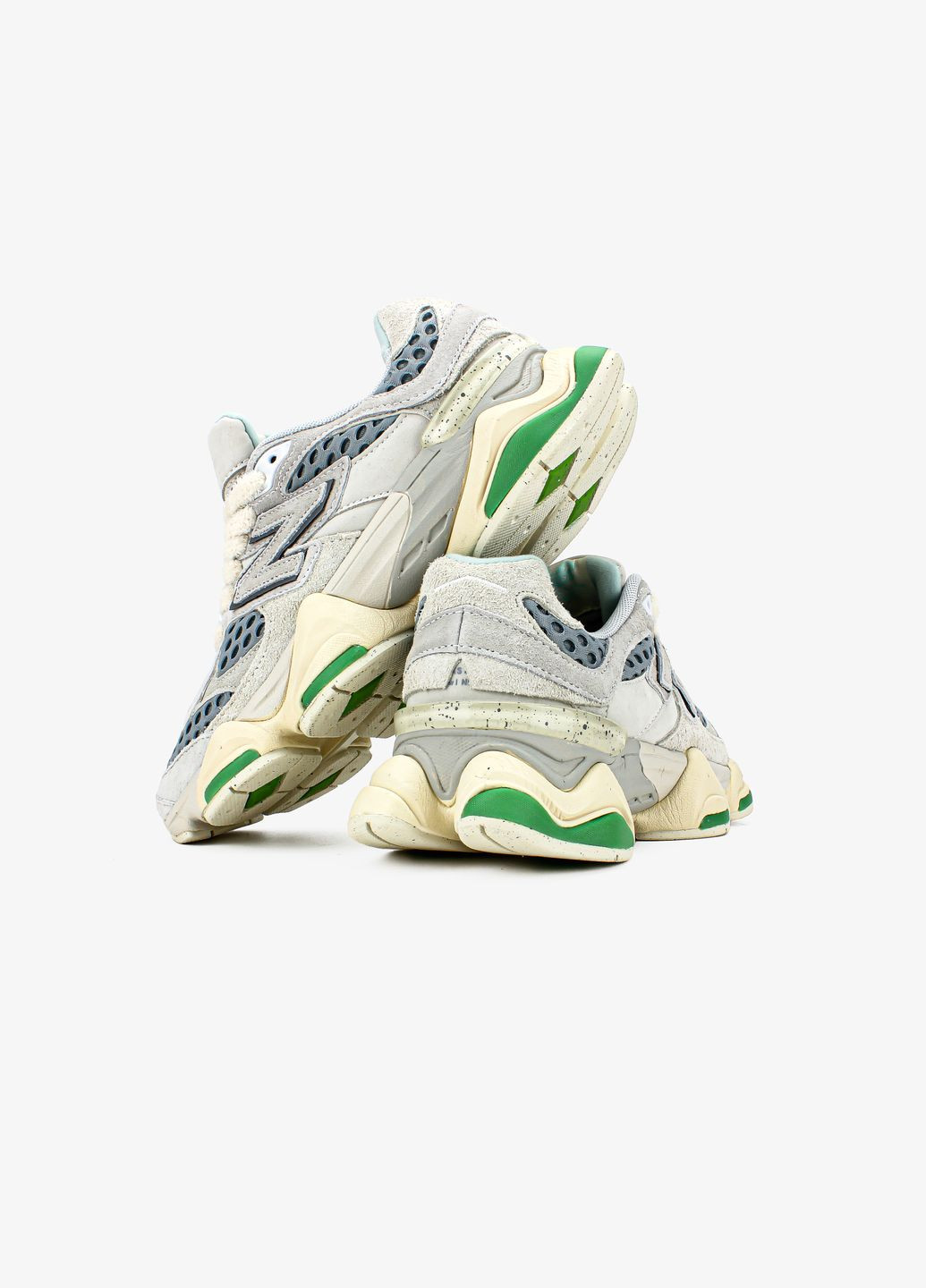 Кроссовки женские и мужские New Balance 9060 grey | Нью Беланс 9060 серые No Brand серые всесезоны (313653549)