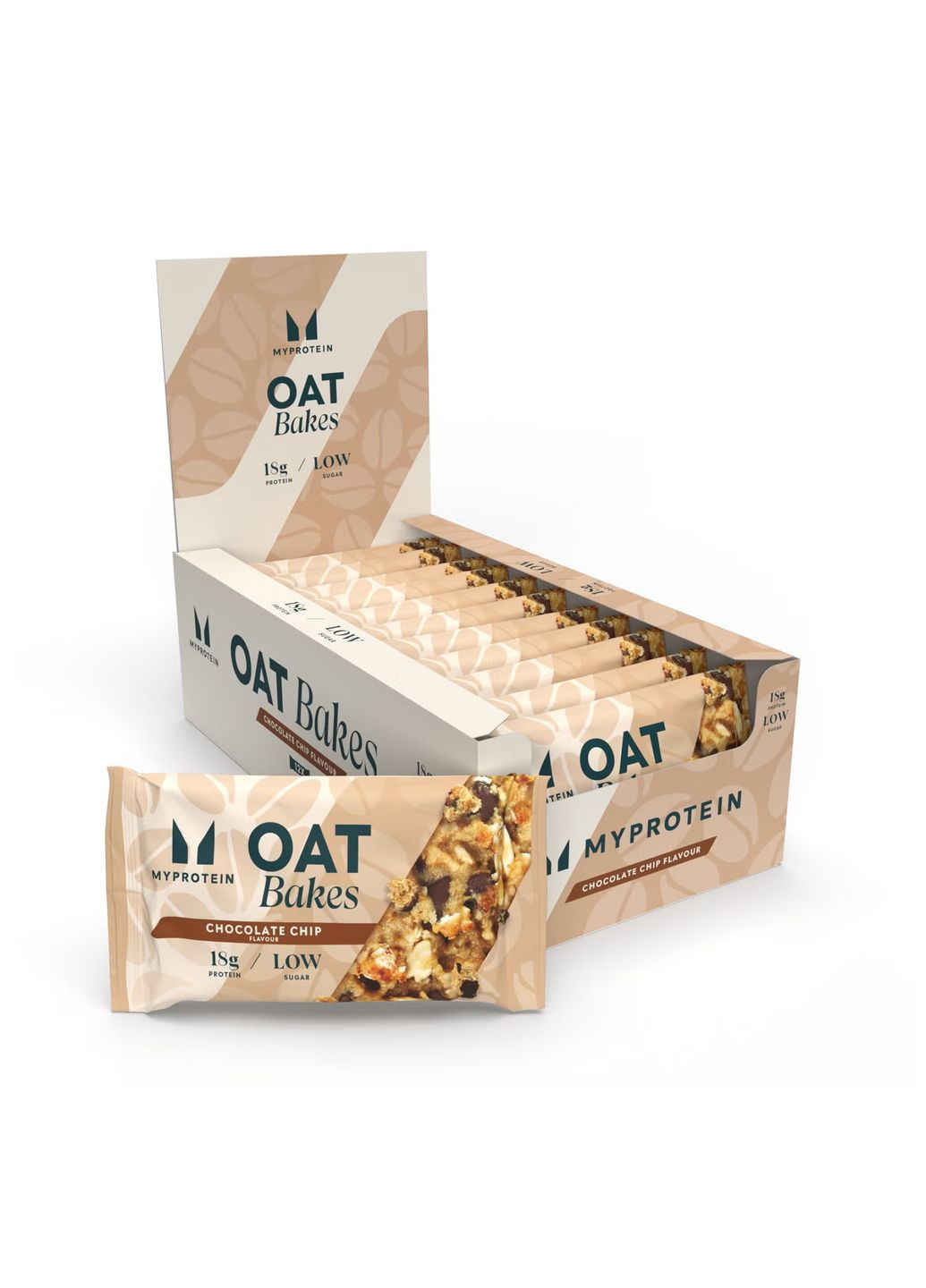 Протеиновые батончики для вегетарианцев Oat Bakes шоколадные 12x75 г низкий сахар Myprotein (367957012)