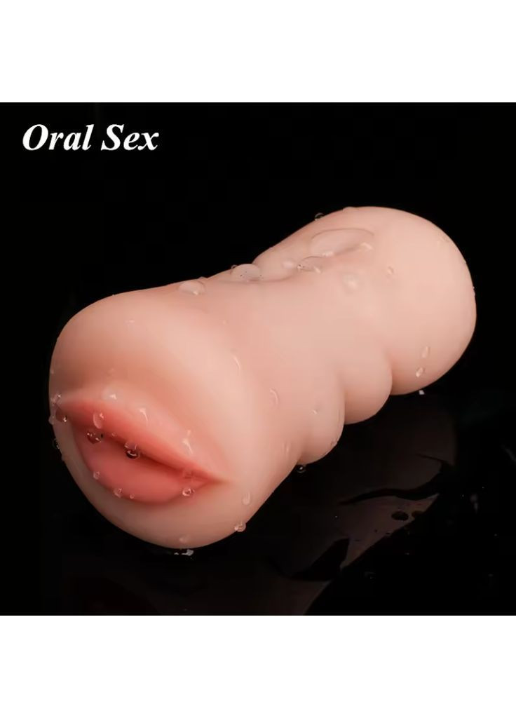 Мастурбатор ОРАЛЬНИЙ «РОТИК» — чоловічий, реалістичний, компактний 10 см No Brand (366454126)